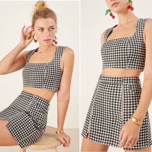 REFORMATION Zip Skirt (from Jeannie Two Piece) 10